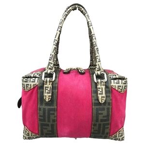 FENDI FOREVER BAULETTO MIXED ZUCCA BAG